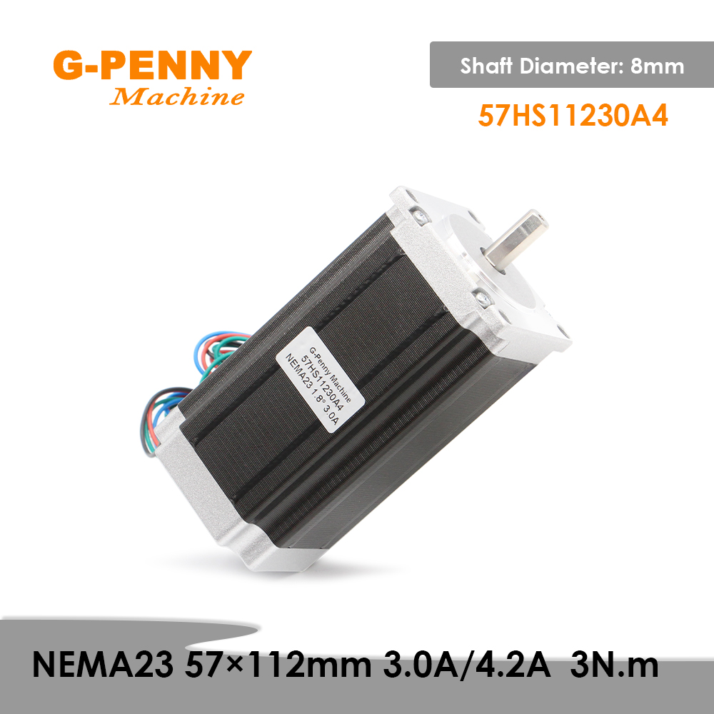 Nema23 Stepper - Nema23 57x112mm 3nm Schrittmotor 3a/1,5a Einzel-/Doppel