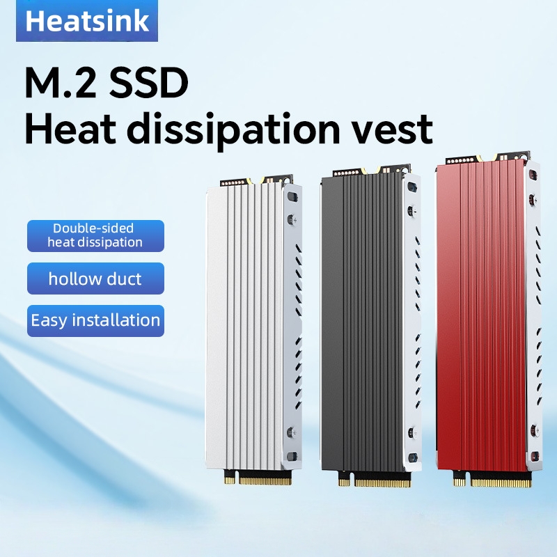 Aluminium Extrusion - M.2 SSD-Kühlkörper M2 2280 Solid-State-Festplatten-Aluminiumkühler mit