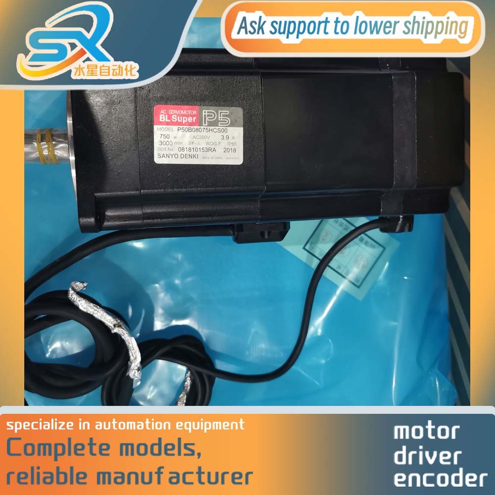 Servo Motor - AC-Servomotor P50B08075HCS00 750 W SANYO DENKI