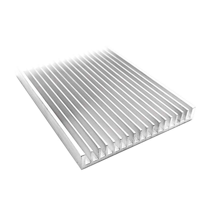 Aluminium Extrusion - Ultradünner 75x10mm Aluminium-Kühlkörper Hochleistungs-Wärmeableitung Kühler Leiterplatten-Kühlradiator
