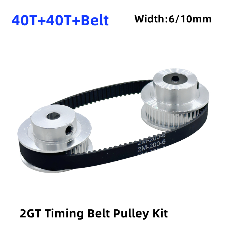 Gt2 Pulley - 2GT 2M 40Zähne GT2 40T Zahnriemenscheiben-Set