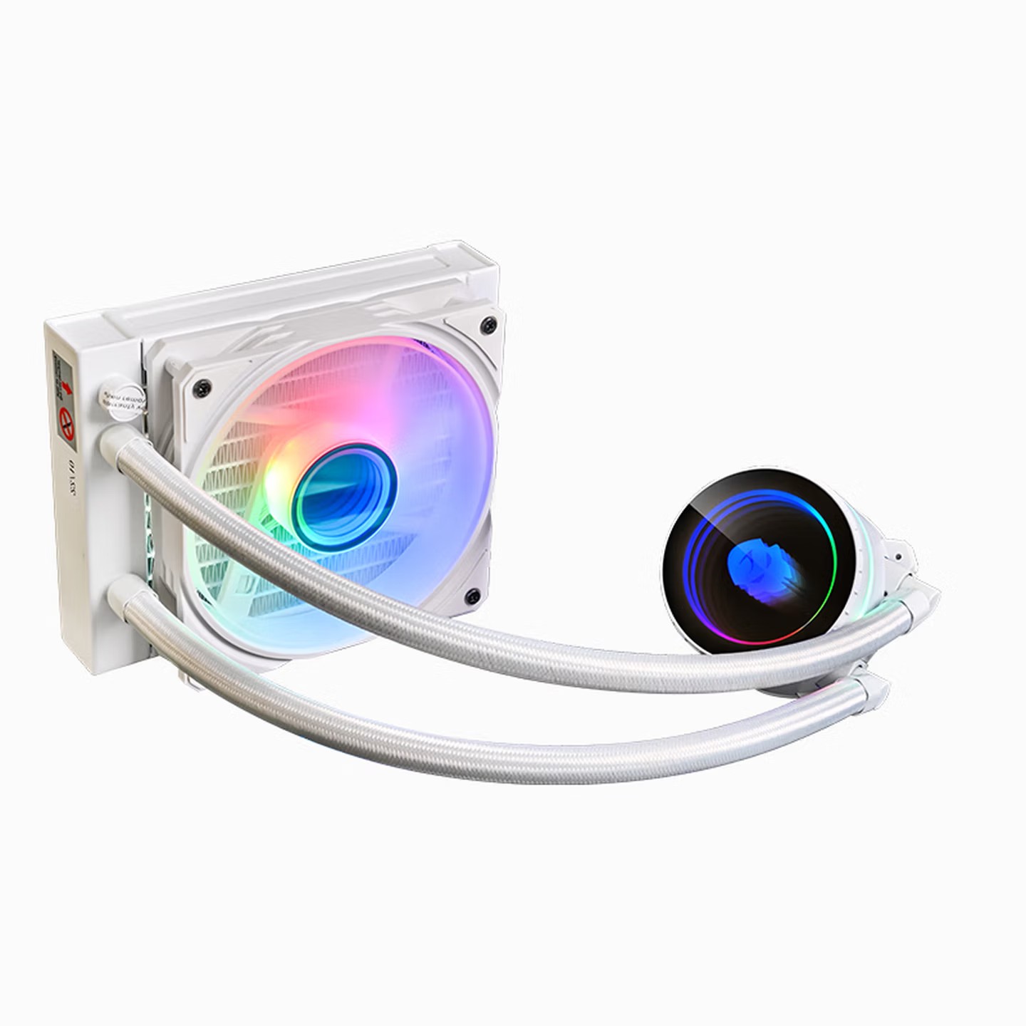 Aluminium Extrusion - WJCOOLMAN 120mm Flüssigkeitskühlventilator 12cm ARGB Prozessor-Kühlkörper
