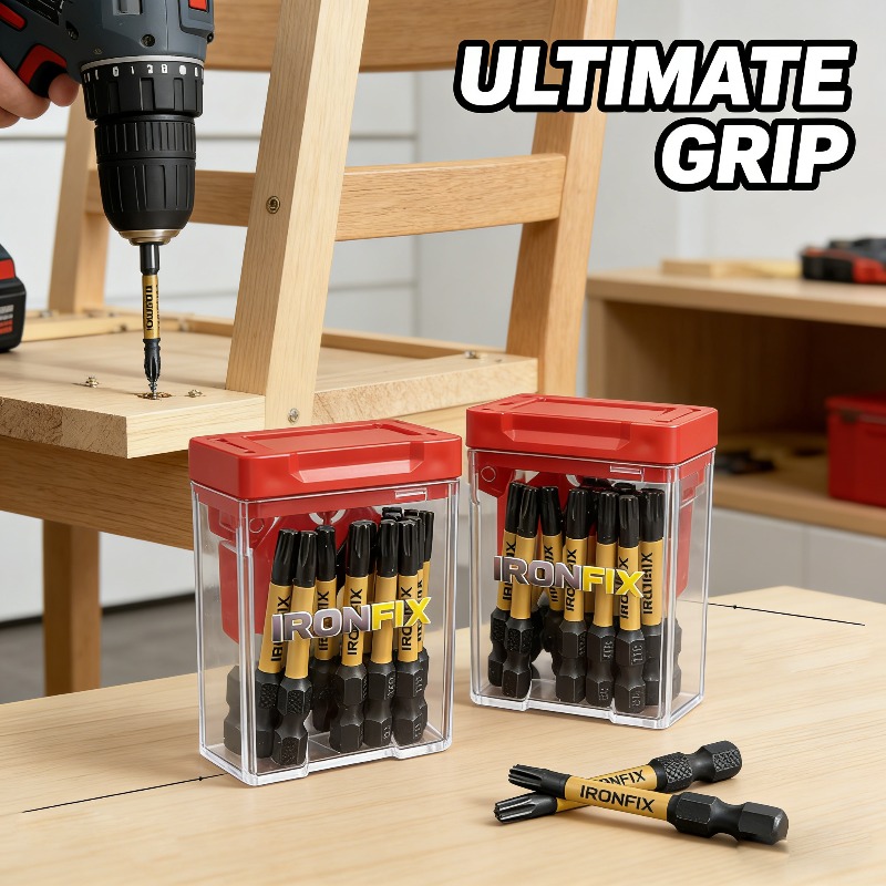 Drill Bit Set - Hochwertiges 20-teiliges T25-Schraubendreher-Bit-Set für Elektrobohrmaschinen, Werkzeugkasten,
