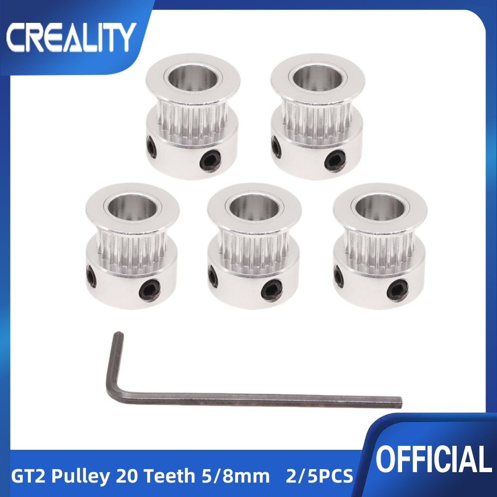 Gt2 Pulley - 2/5 Stück GT2 Riemenscheibe, 20 Zähne,