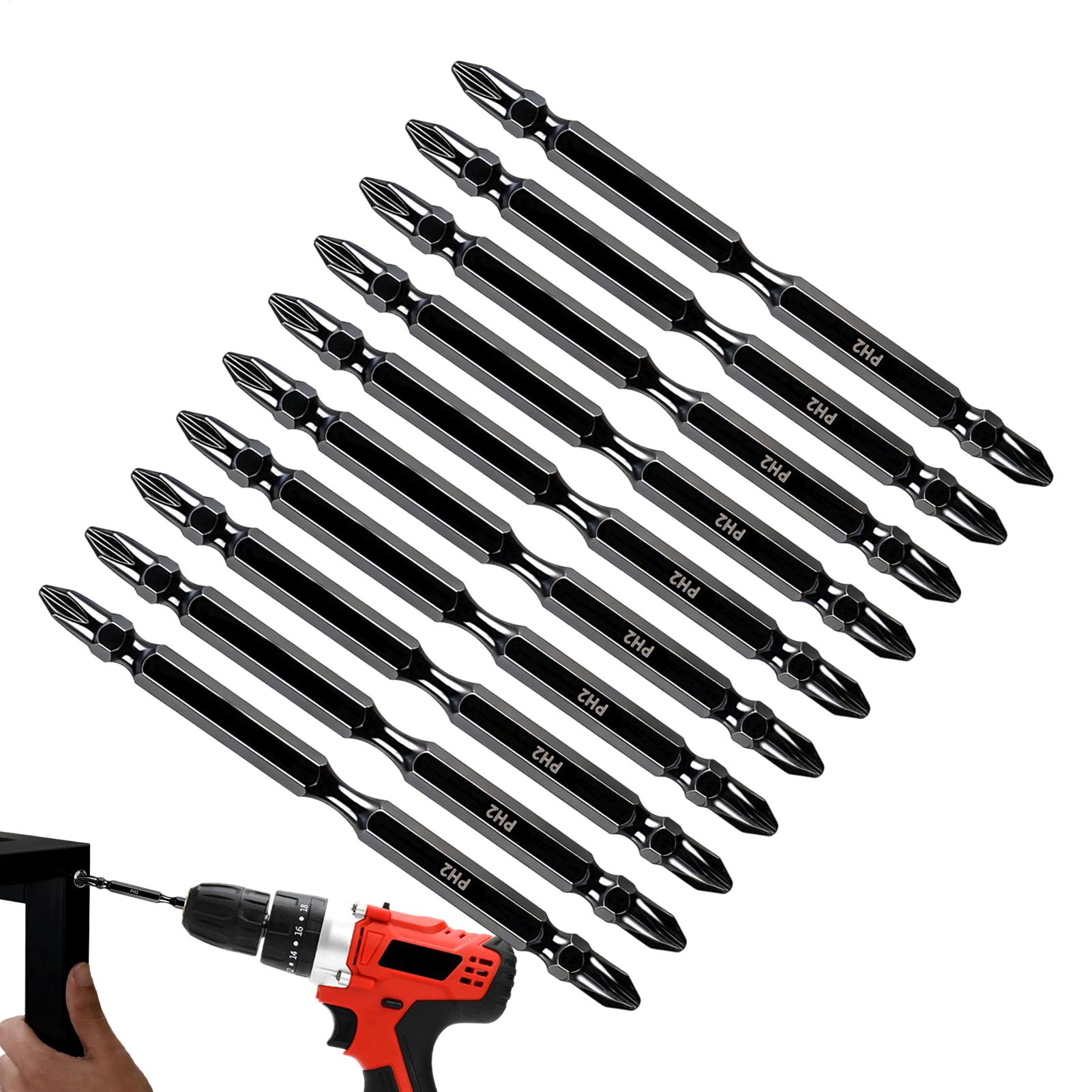 End Mill - Magnetische Bits für Bohrer, doppelseitig gefräster