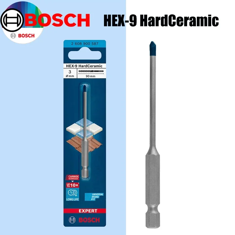 Drill Bit Set - BOSCH Hex-9 Hartkeramik-Bohrer EXPERT Small Blue