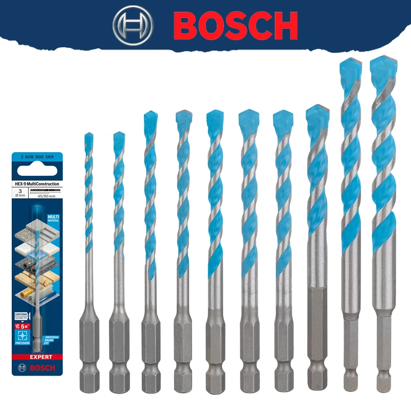 Drill Bit Set - BOSCH EXPERT HEX-9 Multi-Konstruktionsbohrer für Beton,