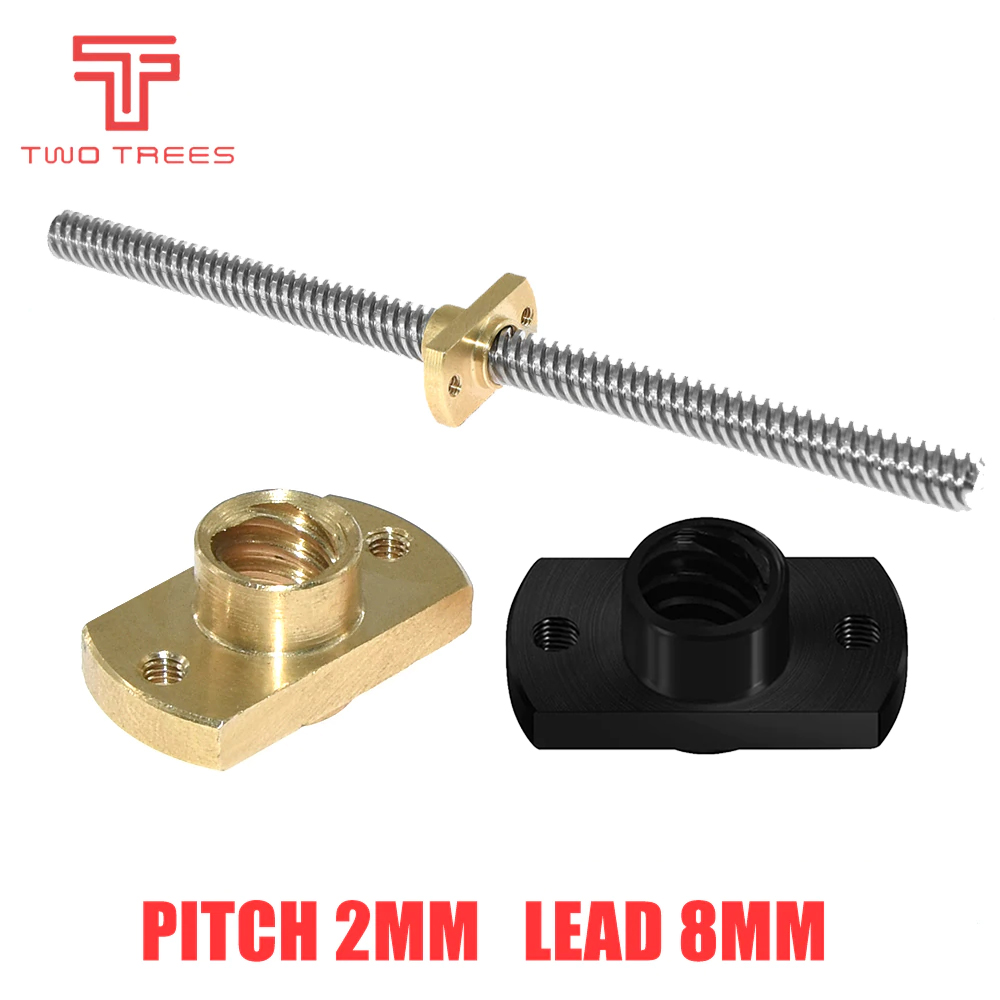 Lead Screw 8Mm - T8 Gewindespindelmutter mit 2mm Steigung, 8mm