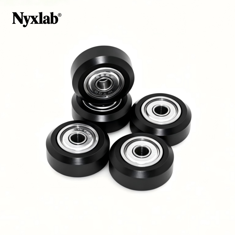 V Slot Wheel - CNC-POM-Rad mit 625zz-Lager, V-Slot-Aluminiumprofil, Perlin-Riemenscheibe für