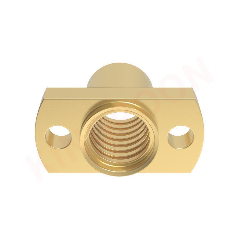 Lead Screw 8Mm - (HB05) T8-Gewindemutter, T-förmige Messing-Flanschmutter mit doppelter