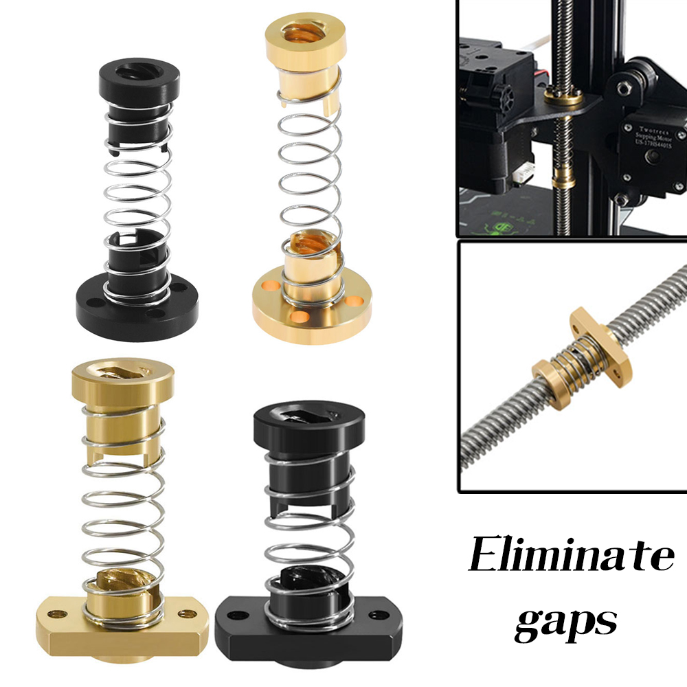 Lead Screw 8Mm - T8 Anti-Spiel-Schraube Messingmutter Blei 2 mm