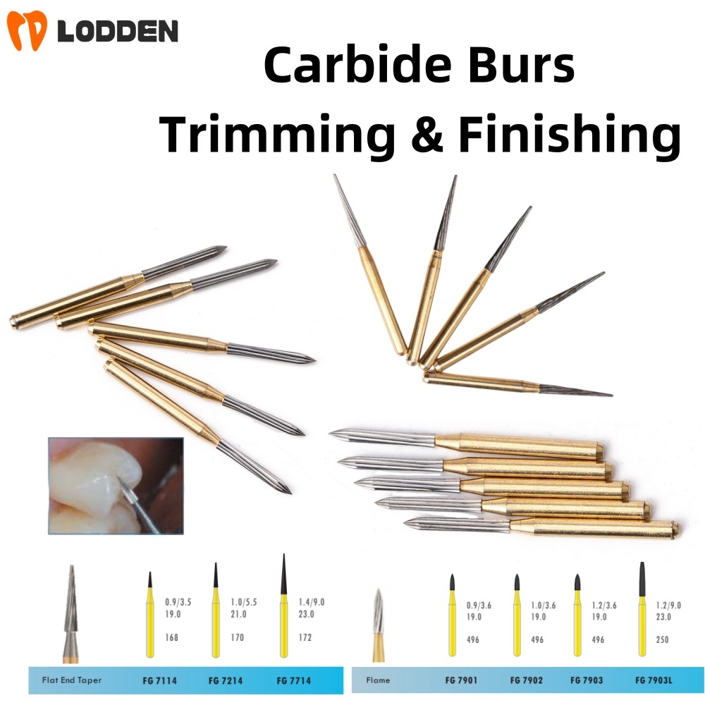 Carbide End Mill - Dentalfräser für Klinik, Trimm- und Finishingfräser