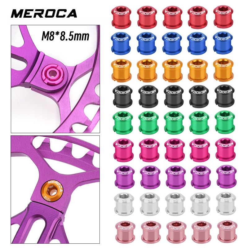Lead Screw 8Mm - MEROCA 5 Stück Kettenblattschrauben, doppelt M8