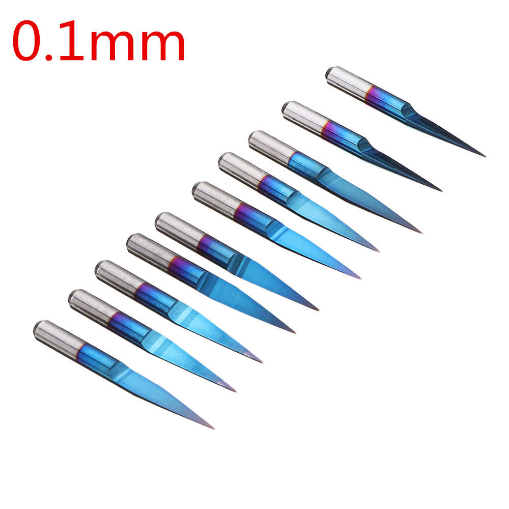 End Mill - 3,175 mm Blau beschichteter PCB 3D-Fräser