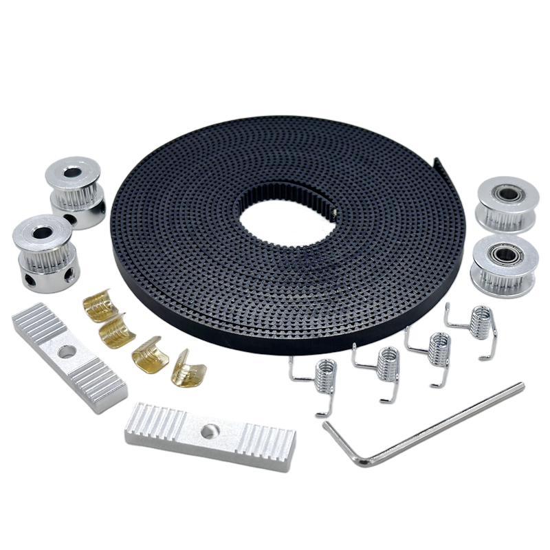 Gt2 Pulley - 20-teiliges Zahnriemensatz-Kit: 2x 20-Zahn-Riemenscheibe, 5 Meter