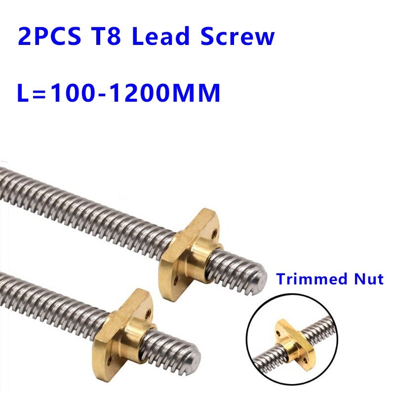 Lead Screw 8Mm - T8 T-Typ Trapezführungsschraube 8 mm Tr8