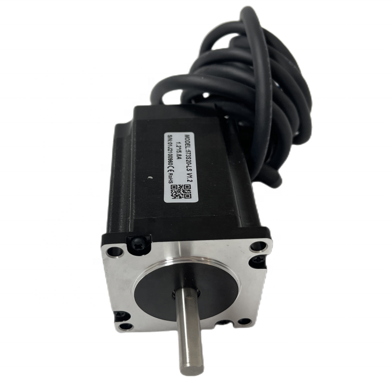 Nema23 Stepper - Flythrough 1,2 Grad Hybrid Leadshine 573S15