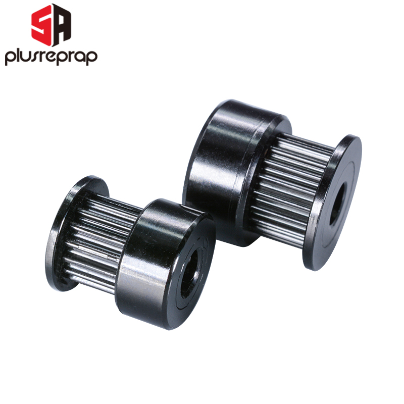 Gt2 Pulley - 2/5 PCS GT2 16/20 Zähne Schwarz