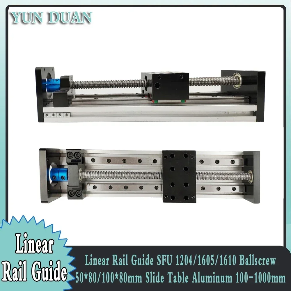 Ball Screw - Doppelte quadratische Linearführung Schiebetisch SFU 1204/1605/1610