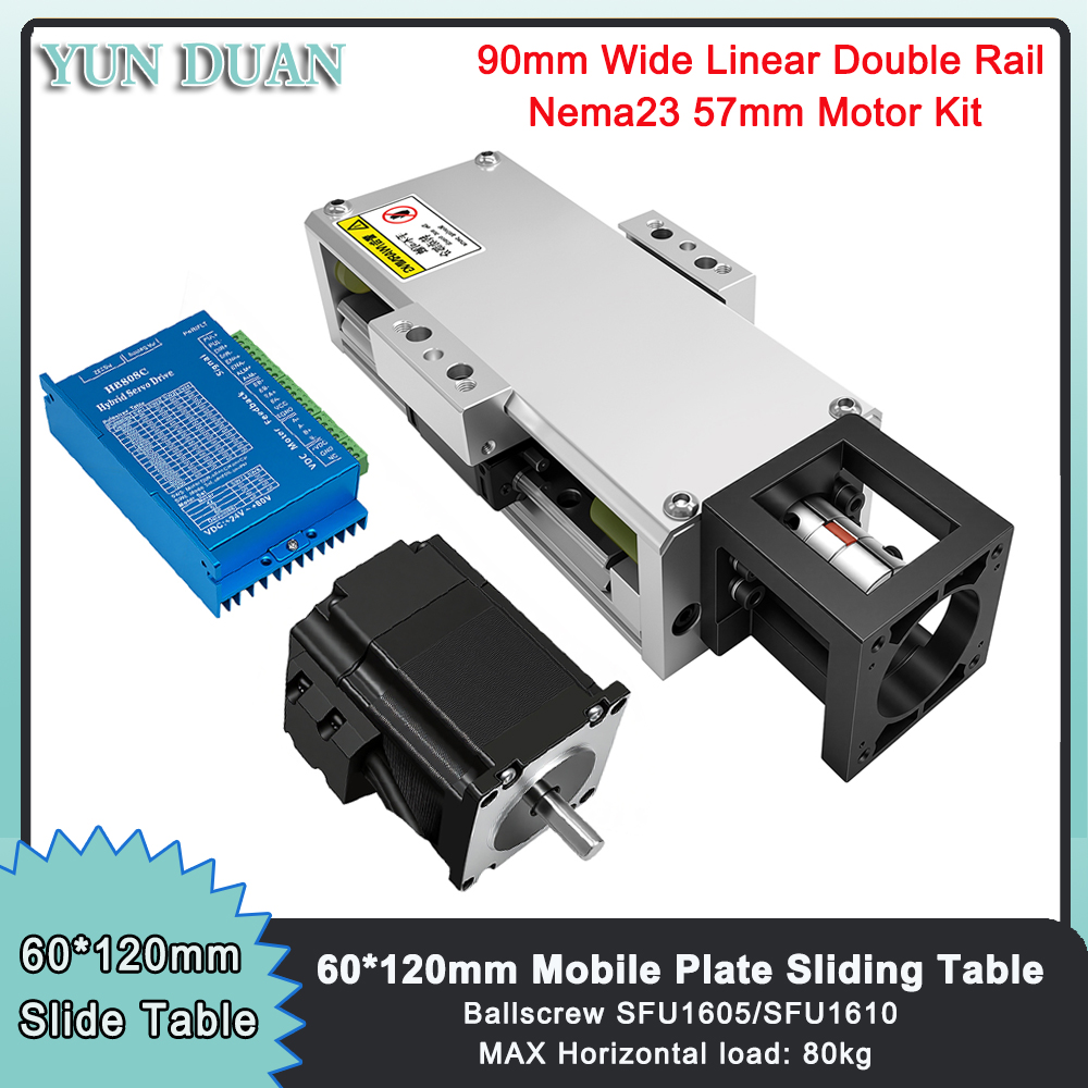 Linear Rail - Geschlossene Modul-Linearführungsschiene, 80 kg Traglast, 0,03