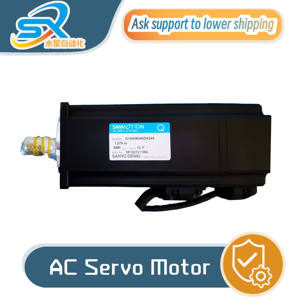 Servo Motor - SANYO AC-Servomotor Q1AA06040DXS44 400 W, werkseitig