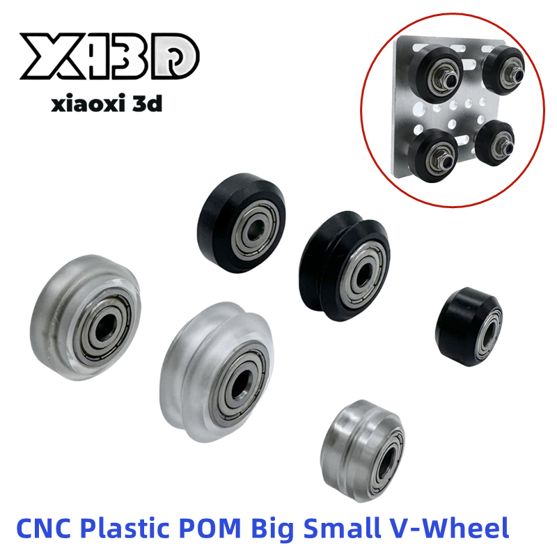 V Slot Wheel - 1/5/10PCS POM Kunststoff Radlager Pulley Kleine