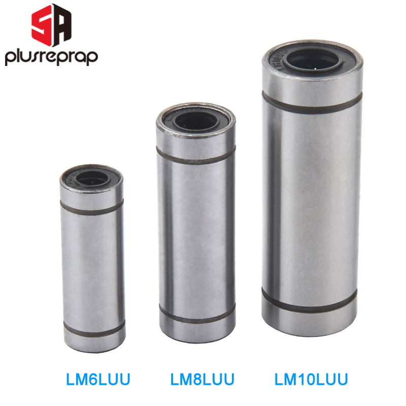 Lm8Uu Bearing - LM6LUU LM8LUU LM10LUU Längere Linearlagerbuchse für