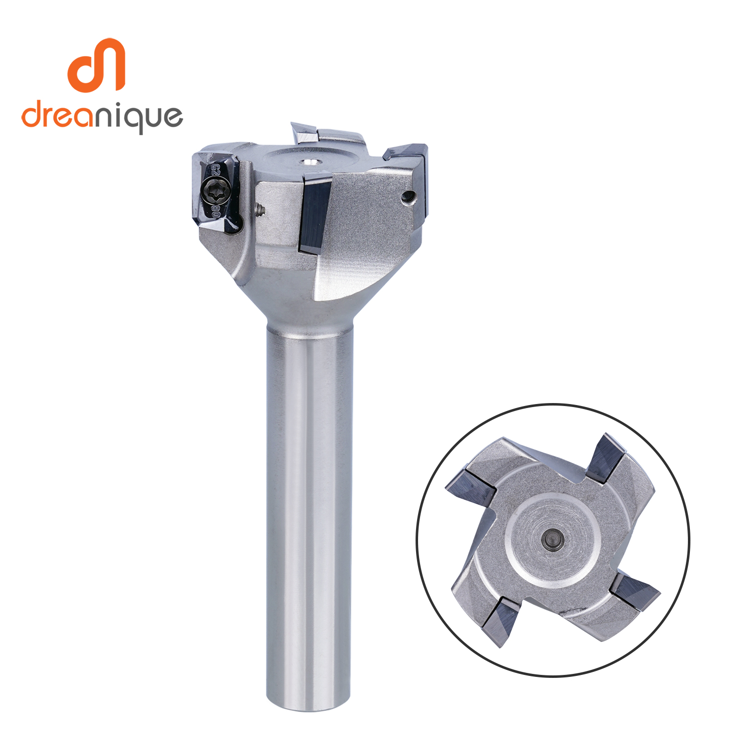 End Mill Set - Rechtwinkliger Fräser zur Oberflächenveredelung für Aluminium-Kupfer-Holz,