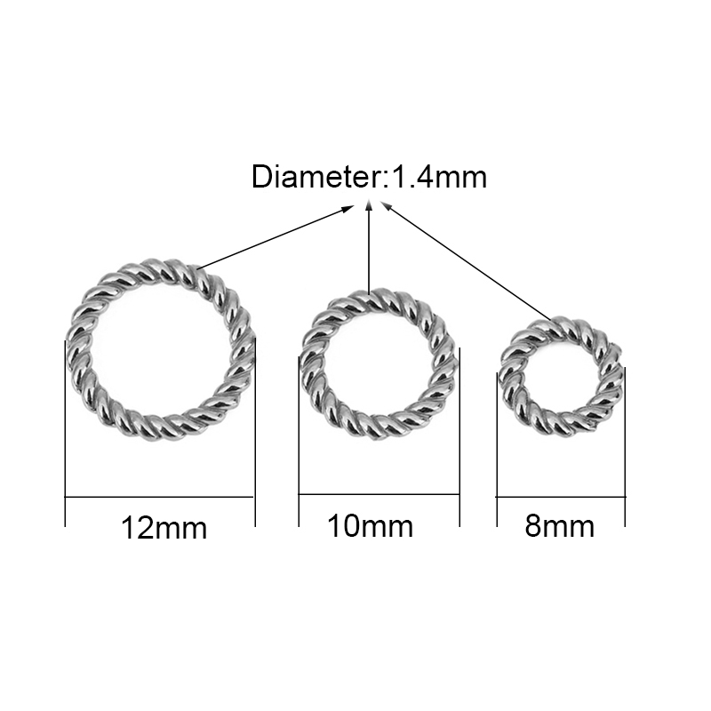 10 Stück PVD Never Fade Edelst – Coupling 8Mm Bewertung und Preis