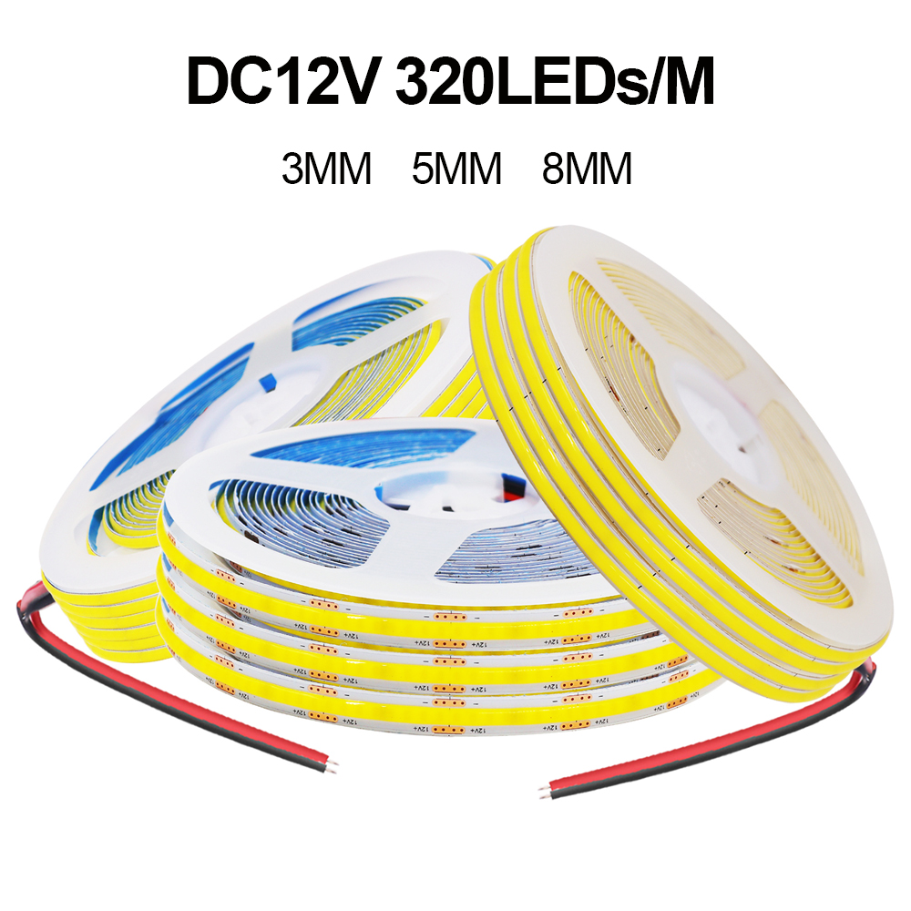 3MM 5MM 8MM COB-Streifen 5V 12 – Linear Rod 8Mm Bewertung und Preis