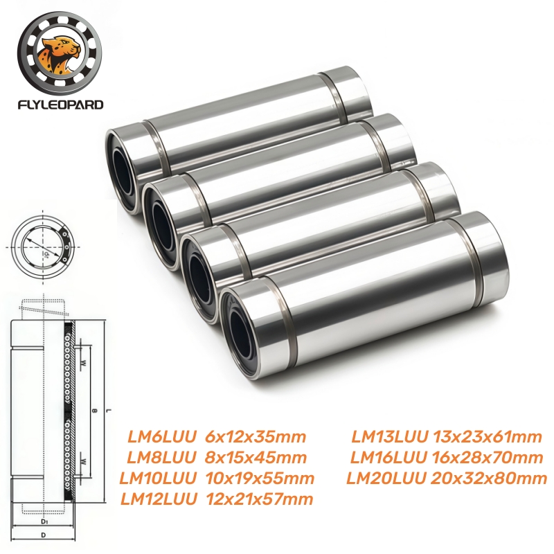 1 Stück LM3UU LM4UU LM6UU LM8U – Lm8Uu Bearing Bewertung und Preis