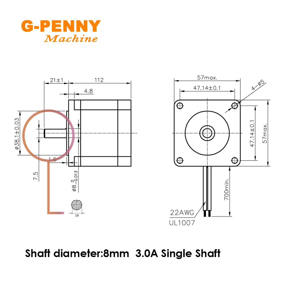 Nema23 57x112mm 3nm Schrittmot – Nema23 Stepper Bewertung und Preis