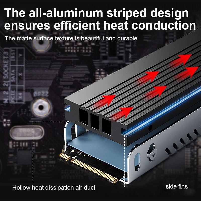 M.2 SSD-Kühlkörper M2 2280 Sol – Aluminium Extrusion Bewertung und Preis