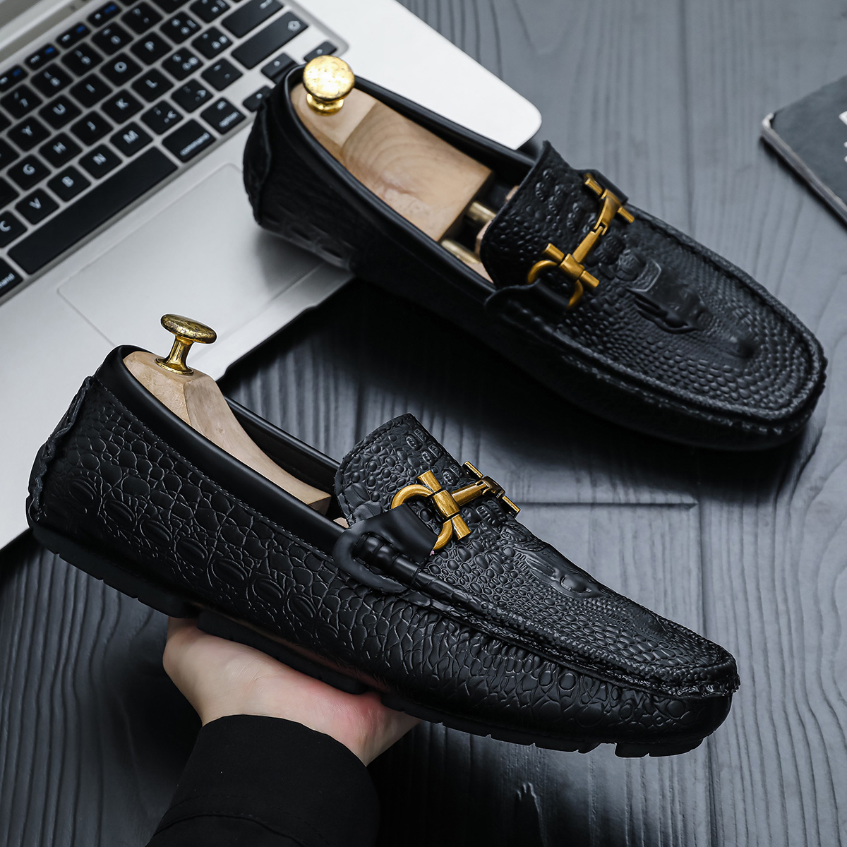 Fahrerschuhe für Herren, braun – Cnc Bits Bewertung und Preis