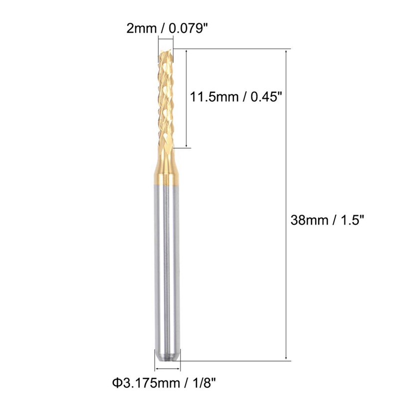 10 Stück Titanbeschichtete Har – End Mill Bewertung und Preis