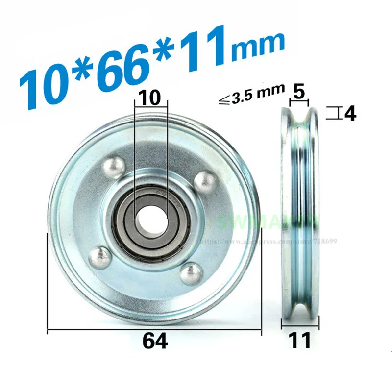 10 Stück U 10*66*11mm 66mm 10* – V Slot Wheel Bewertung und Preis