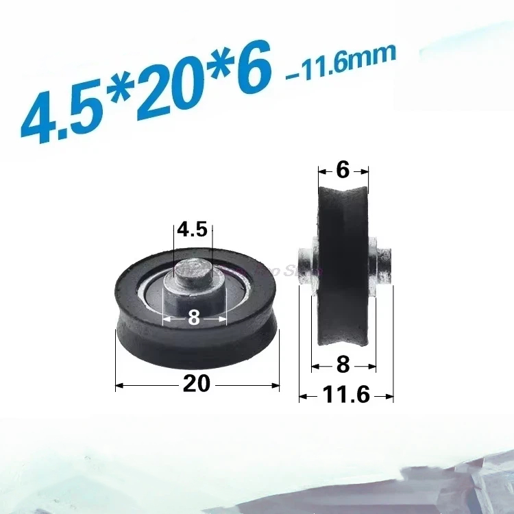 5 Stück POM Polyoxymethylen Ku – V Slot Wheel Bewertung und Preis