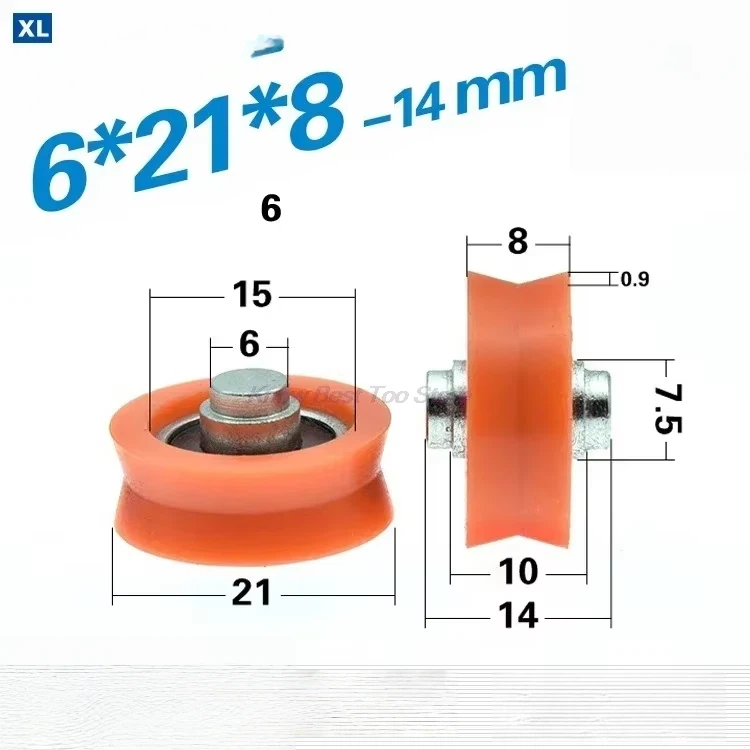 5 Stück POM Polyoxymethylen Ku – V Slot Wheel Bewertung und Preis