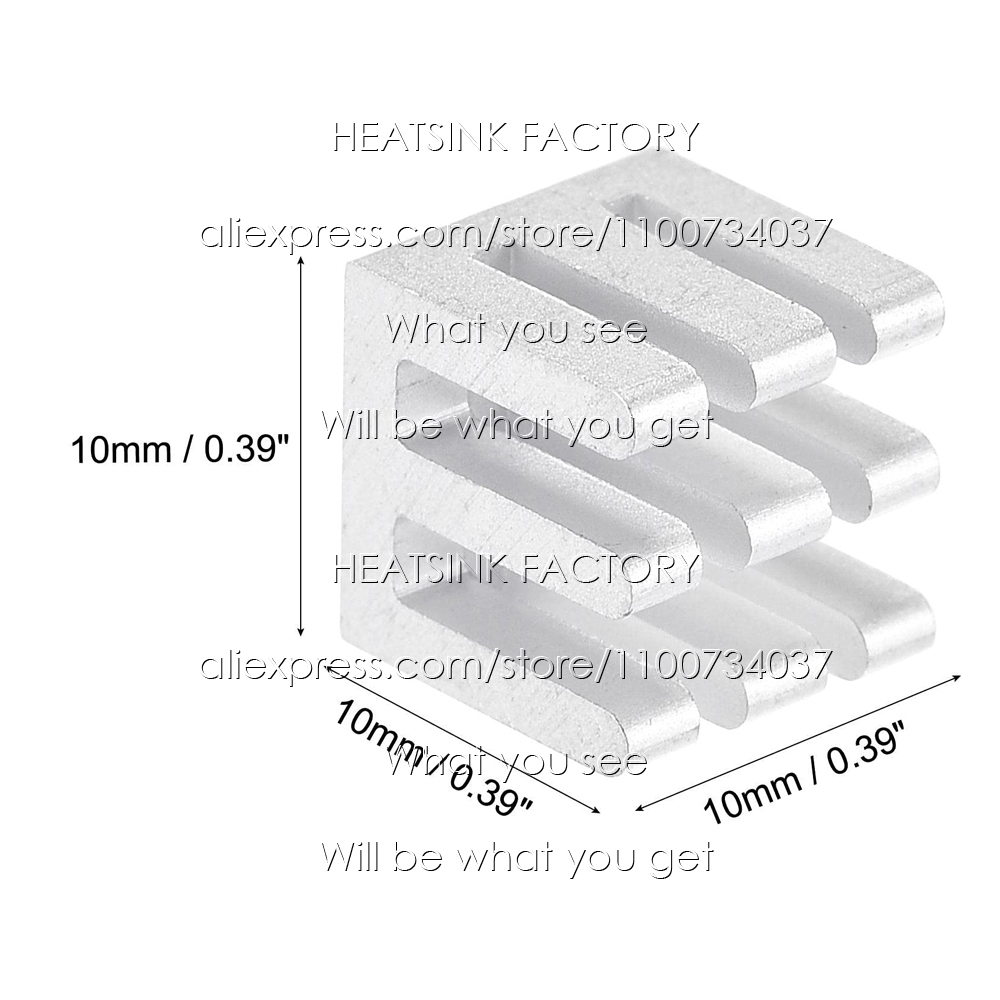 10x10x10mm Aluminium Kühlkörpe – Aluminium Extrusion Bewertung und Preis