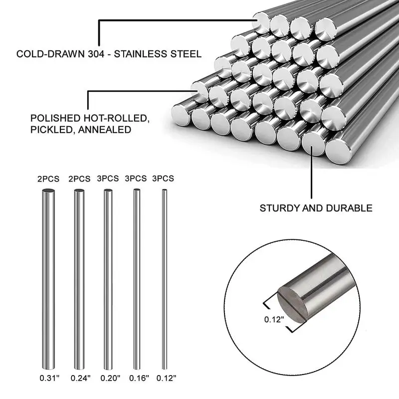 10/25 Stück Edelstahl Massiv R – Linear Rod 8Mm Bewertung und Preis
