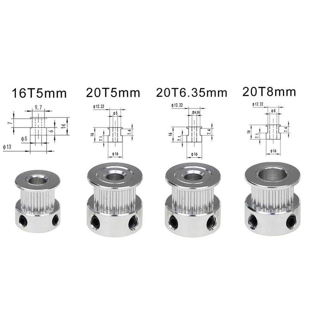 3D-Drucker GT2 Aluminium-Zahnr – Gt2 Pulley Bewertung und Preis