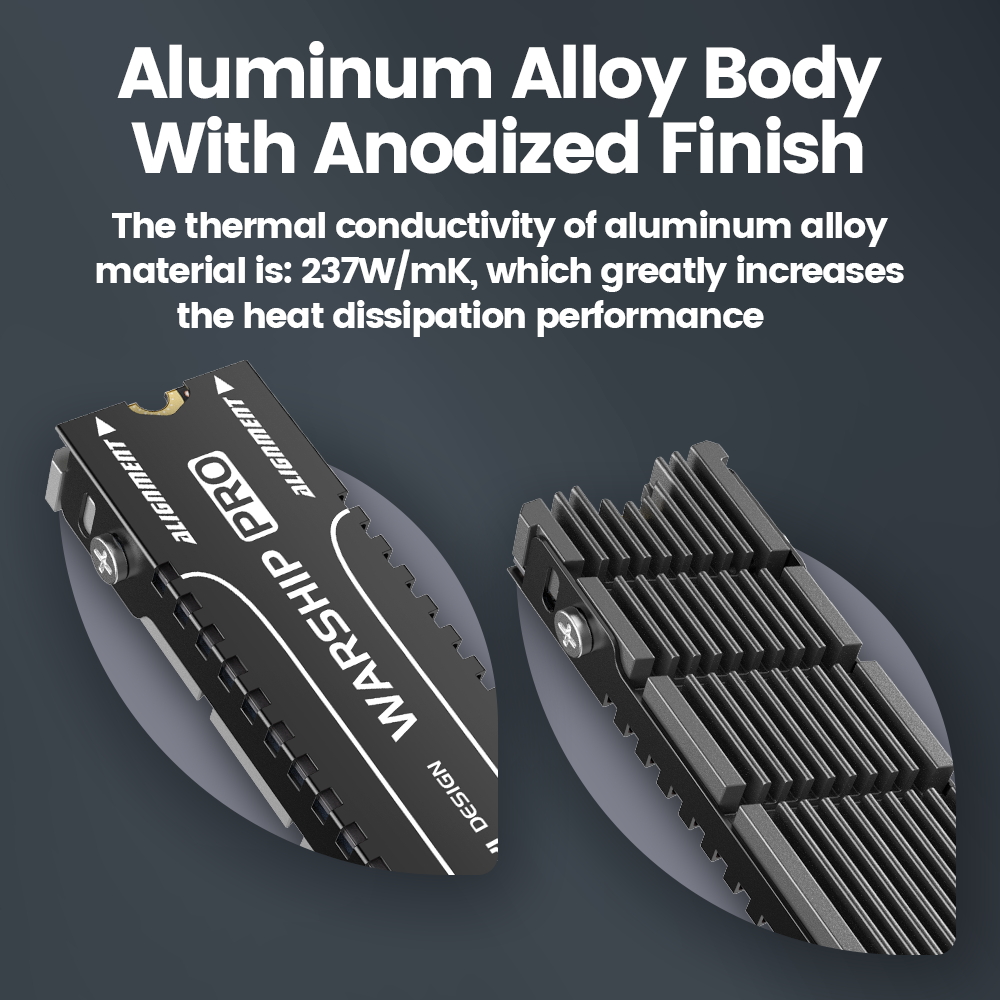 JEYI Cooler II 2280 SSD-Kühlkö – Aluminium Extrusion Bewertung und Preis