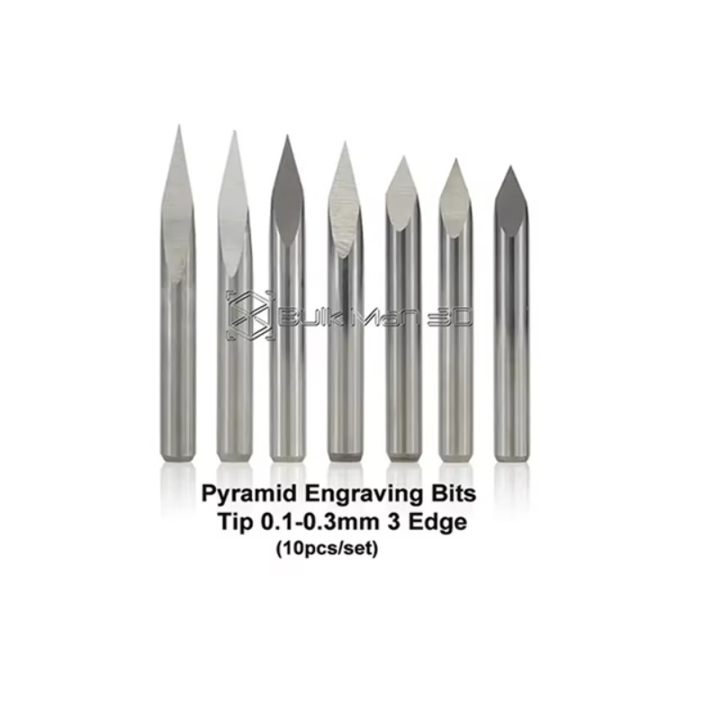 10 Stück/Set 3-Kanten-Gravurbi – Cnc Bits Bewertung und Preis