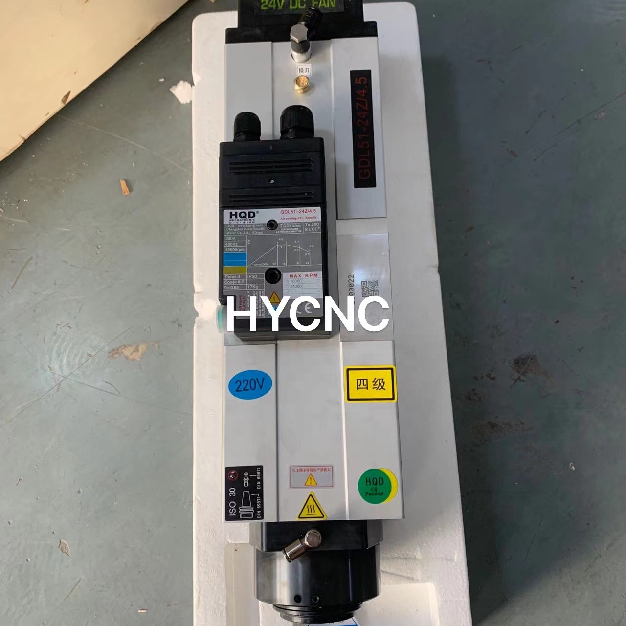 4,5 kW ATC-Spindel Iso30-Motor – Spindle Motor Bewertung und Preis