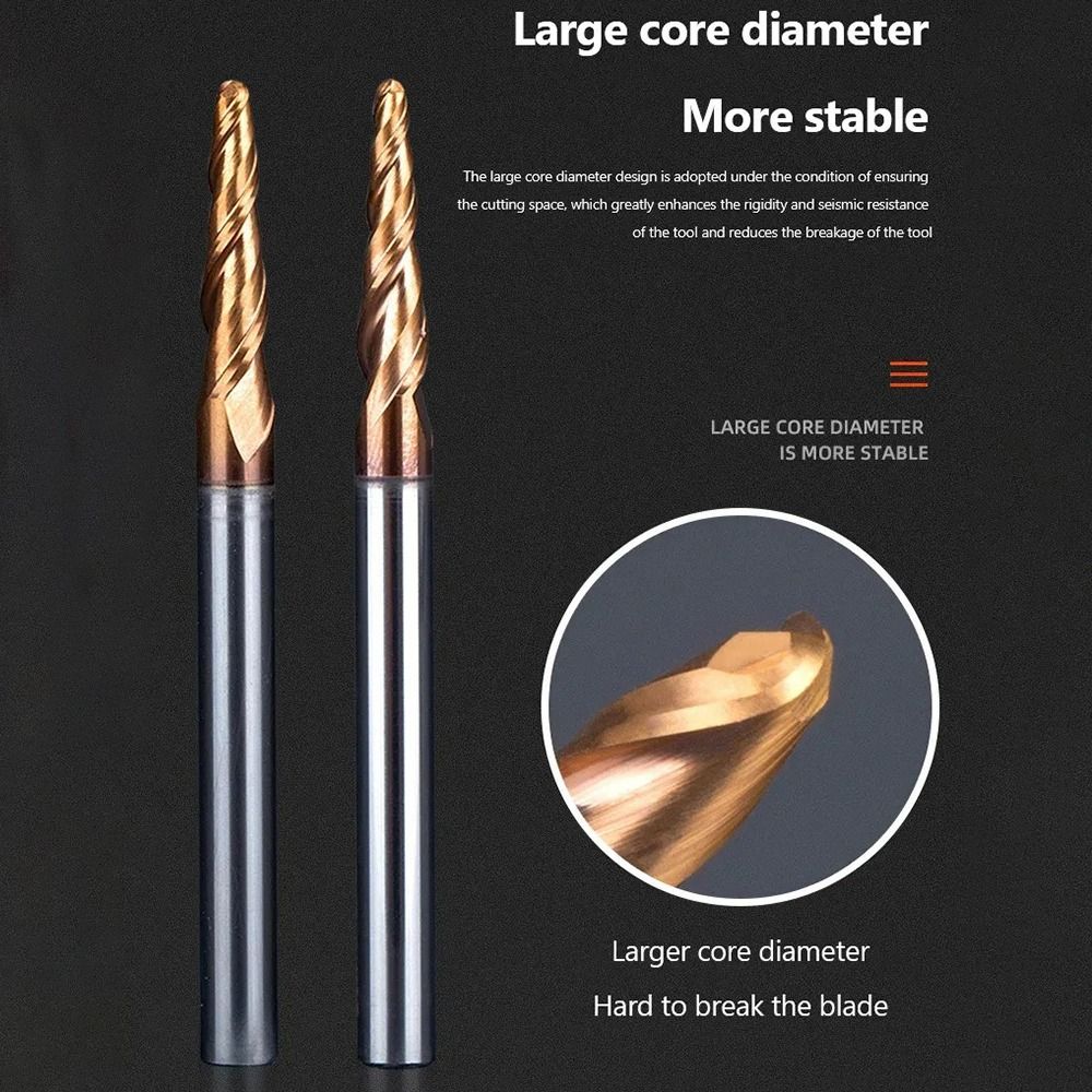 HRC55 Vollhartmetall-Kugelkopf – End Mill Set Bewertung und Preis