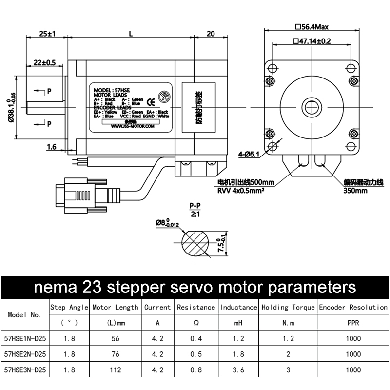 RS485 Kommunikations-Hybrid-Ki – Nema23 Stepper Bewertung und Preis