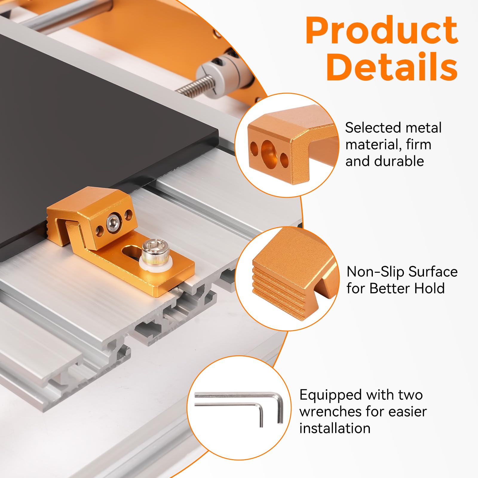 Aluminium-Tigerklaue für 3018  – 3018 Cnc Bewertung und Preis