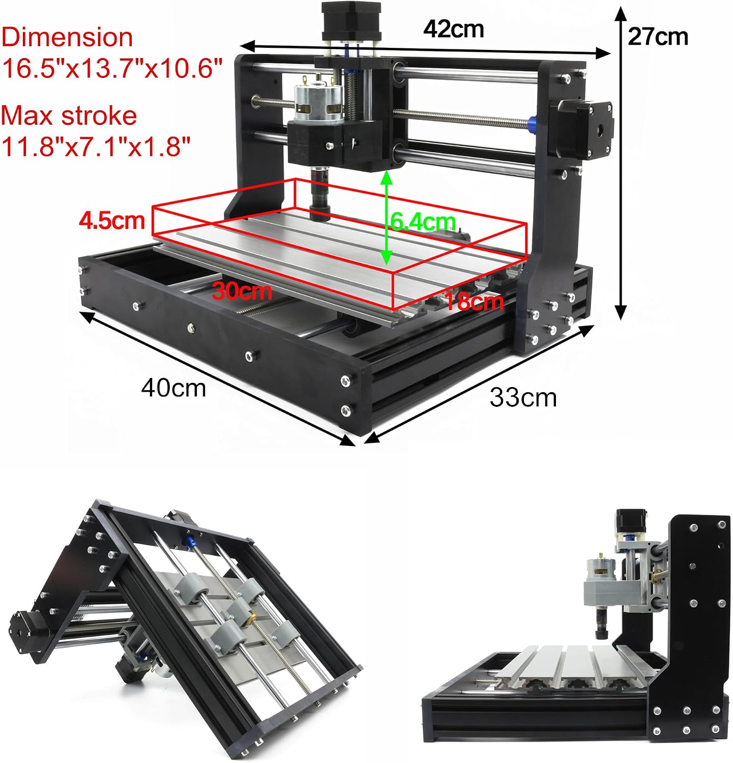 3-Achsen 3018-PRO CNC-Fräsmasc – 3018 Cnc Bewertung und Preis