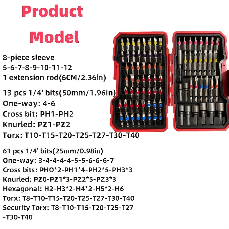 83-teiliges Schraubendreher-Bi – Drill Bit Set Bewertung und Preis
