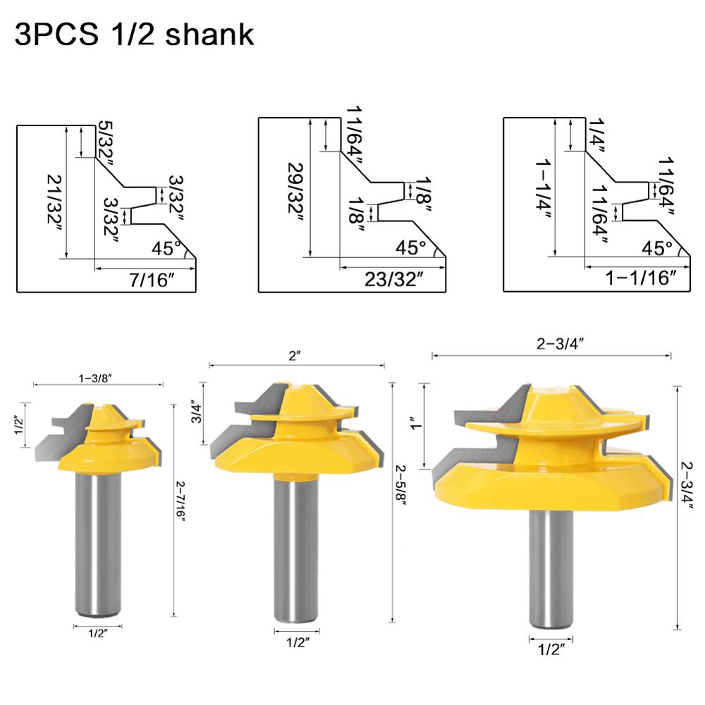 12mm 1/2-Zoll Schaft 45-Grad-G – End Mill Set Bewertung und Preis